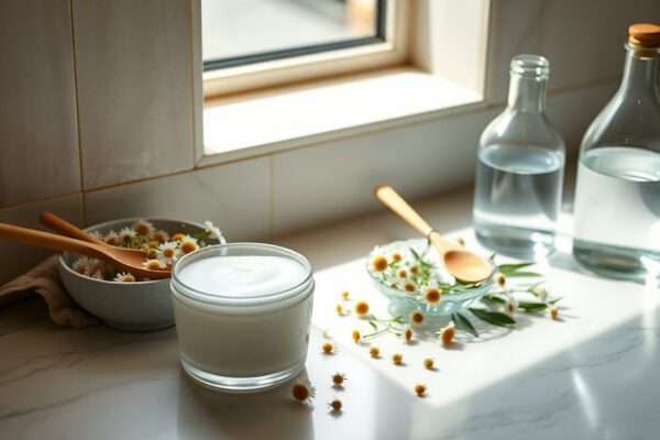 Detergente viso quotidiano con camomilla e malva per pelli miste e grasse
