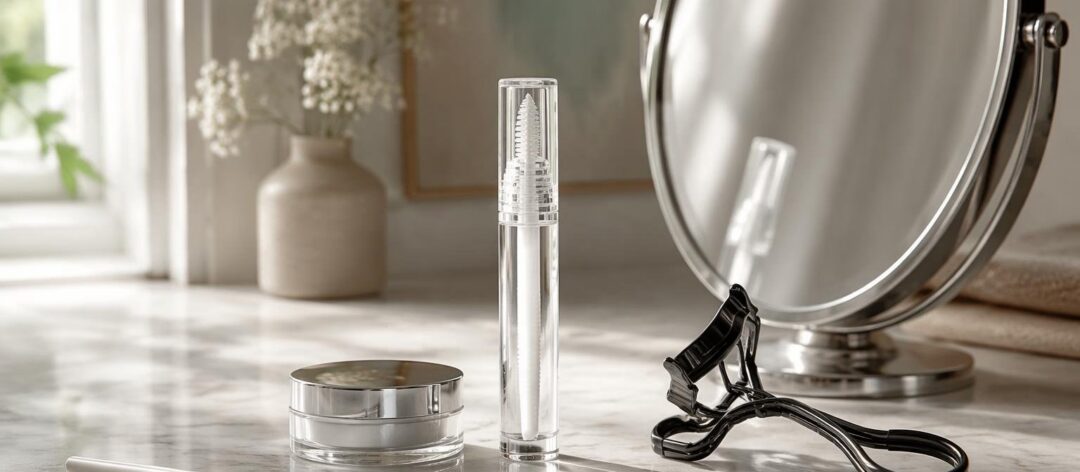 No mascara look: piegaciglia, primer trasparente e gel