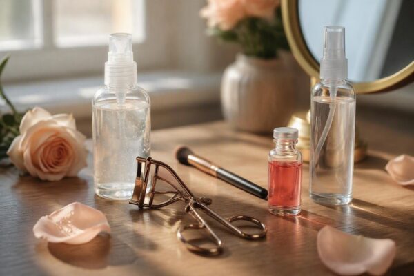 Sguardo naturale senza mascara: skincare, curvatura e gel trasparenti