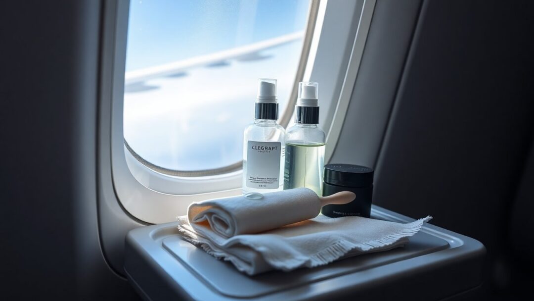 Skincare in aereo: guida essenziale per pelle idratata