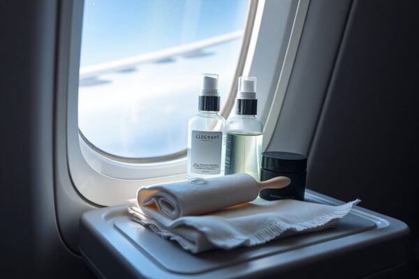 Skincare in aereo: guida essenziale per pelle idratata