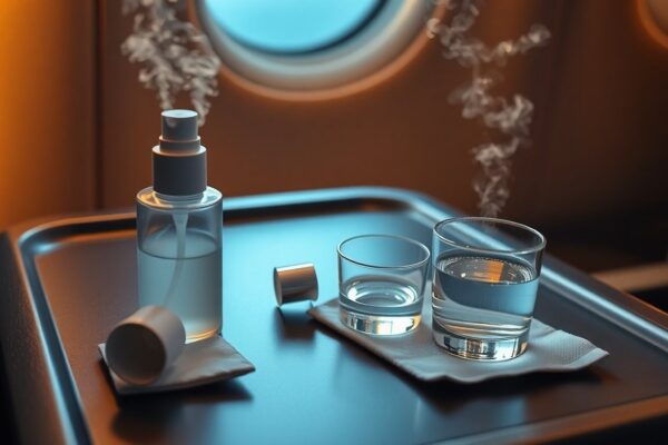 Skincare in aereo per pelli sensibili: routine anti-secchezza e sgonfiore