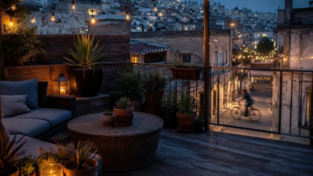 Idee creative per arredare il terrazzo in agosto senza spendere molto