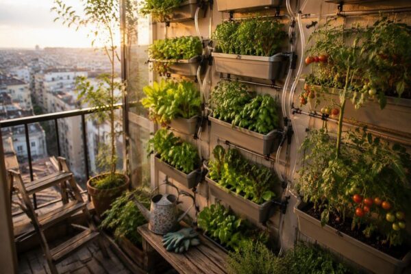 Orti verticali condominiali: progettazione, acqua e vicinato
