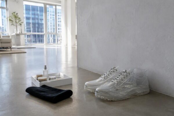 Scarpe in PVC e trasparenti: abbinamenti day to night facili