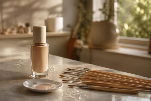 Tecnica make-up acquerello: base leggera, blush fluidi e ombre traslucide