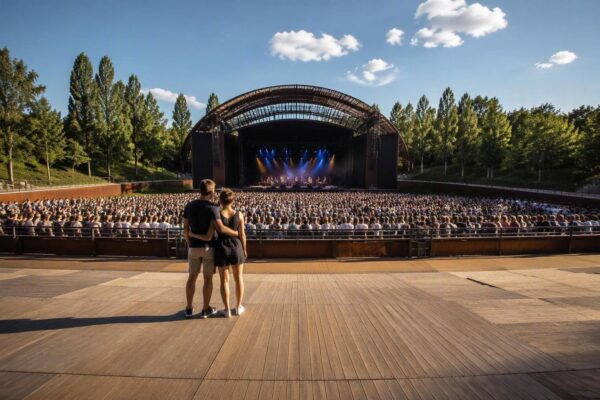 Alice Campello e Alvaro Morata al concerto di Shakira a Madrid