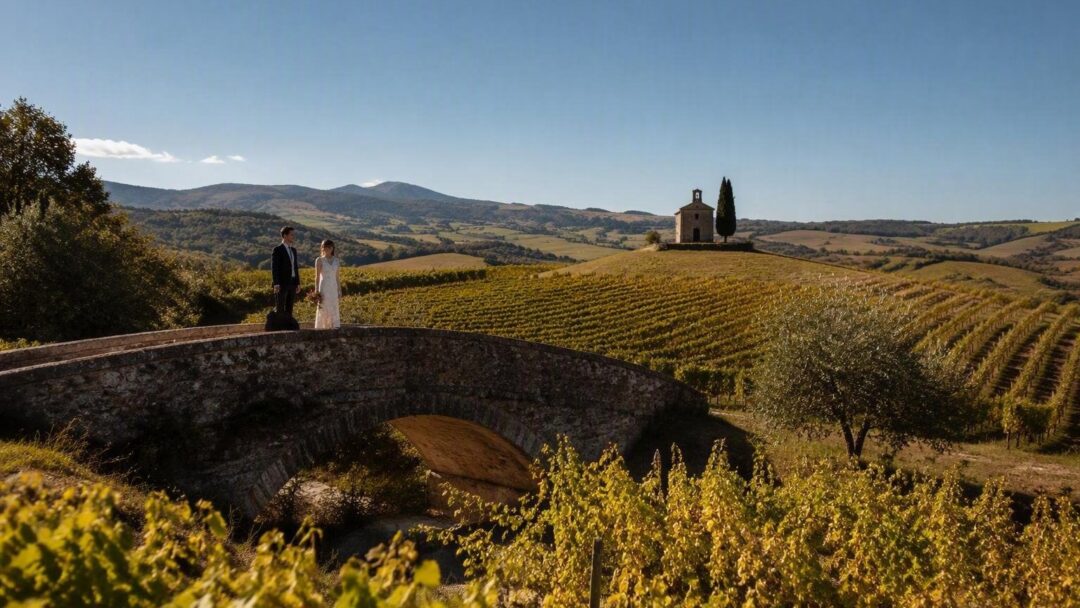 Matrimonio da sogno di Damiano David e Dove Cameron in Toscana