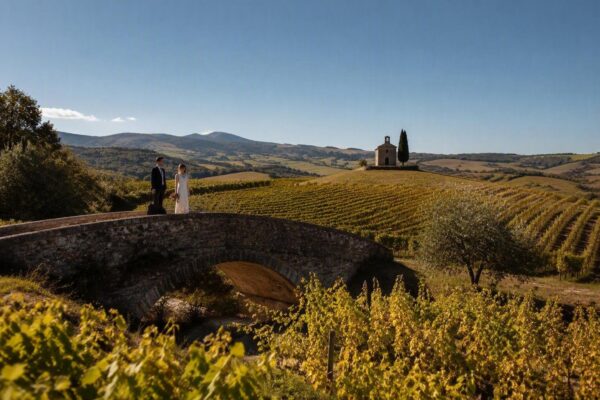 Matrimonio da sogno di Damiano David e Dove Cameron in Toscana