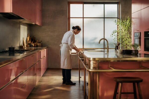 Perché la cucina rosa funziona: segreti e consigli per un arredo controcorrente