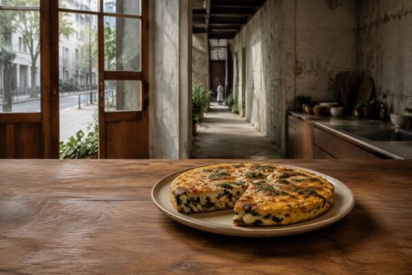 Scopri la ricetta della frittata make-ahead con chickpeas e spinaci