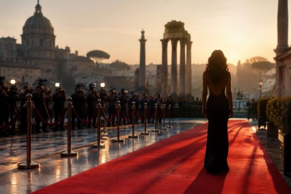 Capelli chic di Benedetta Porcaroli alla Festa del Cinema di Roma
