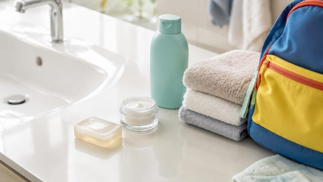 Combo di prodotti per pelle e capelli delicati per bambini e adulti