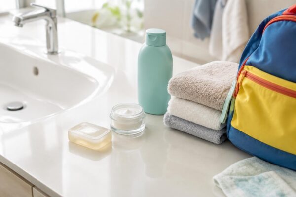 Combo di prodotti per pelle e capelli delicati per bambini e adulti