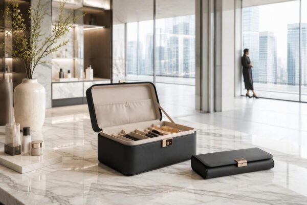 Come portare il beauty case come clutch con stile