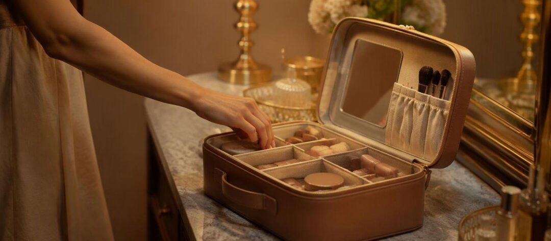 Guida al beauty case di lusso: materiali e ordine