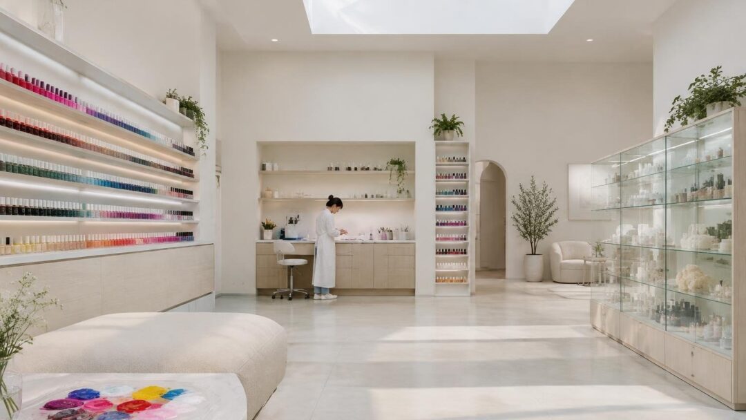 Palette in plastica per nail art: mischia gel e smalti semi-permanenti