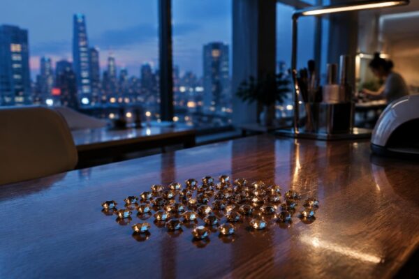 Strass Swarovsky SS3 oro in set da 50 unità