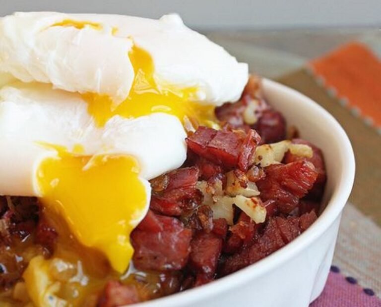 hash de carne en conserva