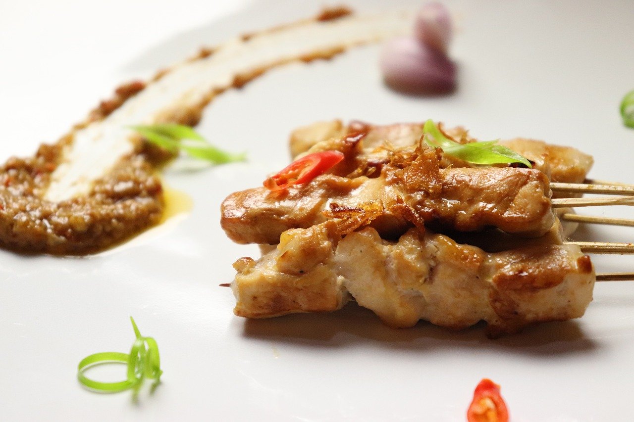 pollo satay