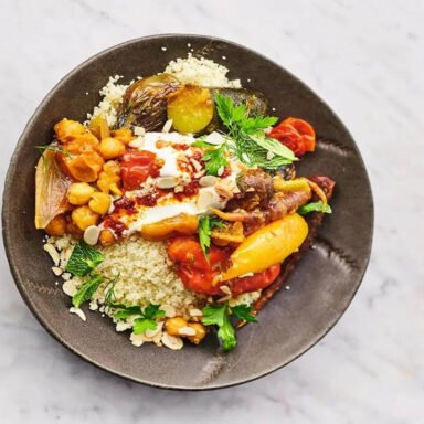 tagini de verduras y quinoa