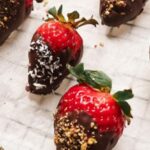 fresas con chocolate