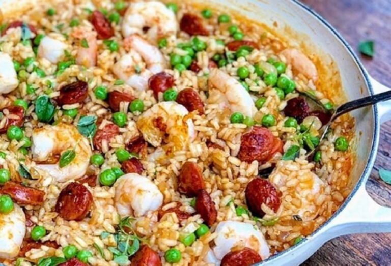 risotto con chorizo