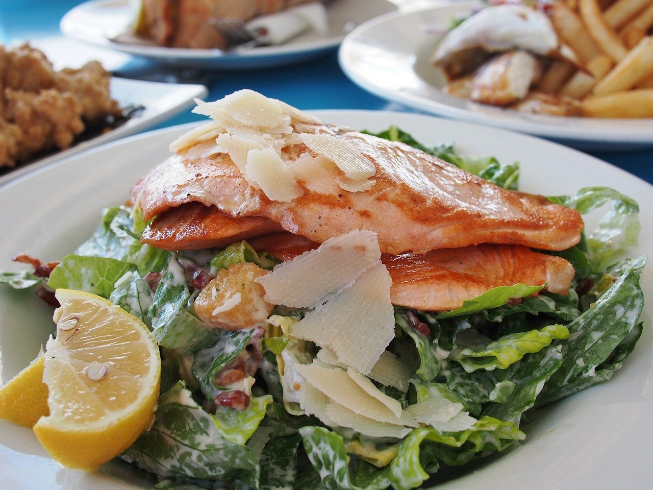 ensalada de salmón
