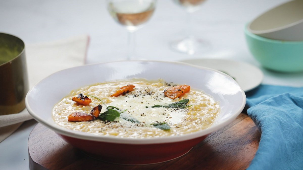 Risotto con fondue: un primer plato cremoso y acogedor