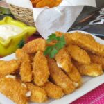 Deliciosos palitos fritos: receta rápida con queso y jamón