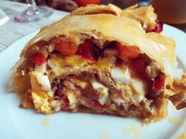 Rollos de masa fillo vegetarianos