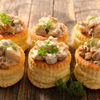 Vol au vent con mousse de atún: receta perfecta
