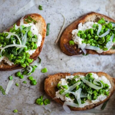 Bruschetta irlandesa: receta rústica con pan de cereales