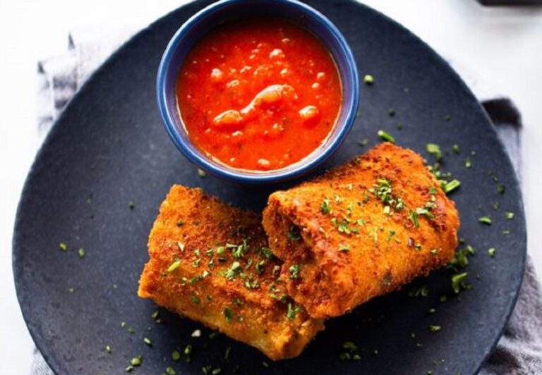 rollos de lasana fritos