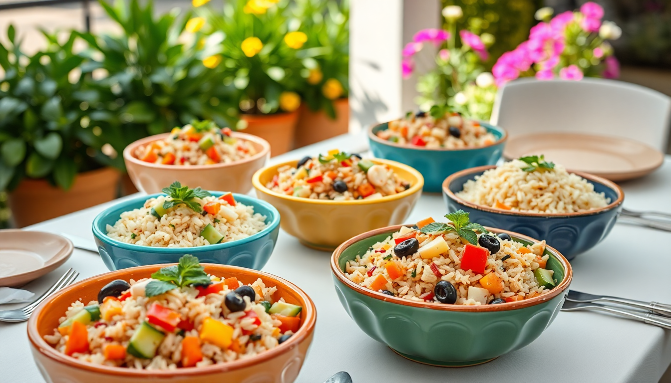 Las mejores ensaladas de arroz para cualquier ocasión