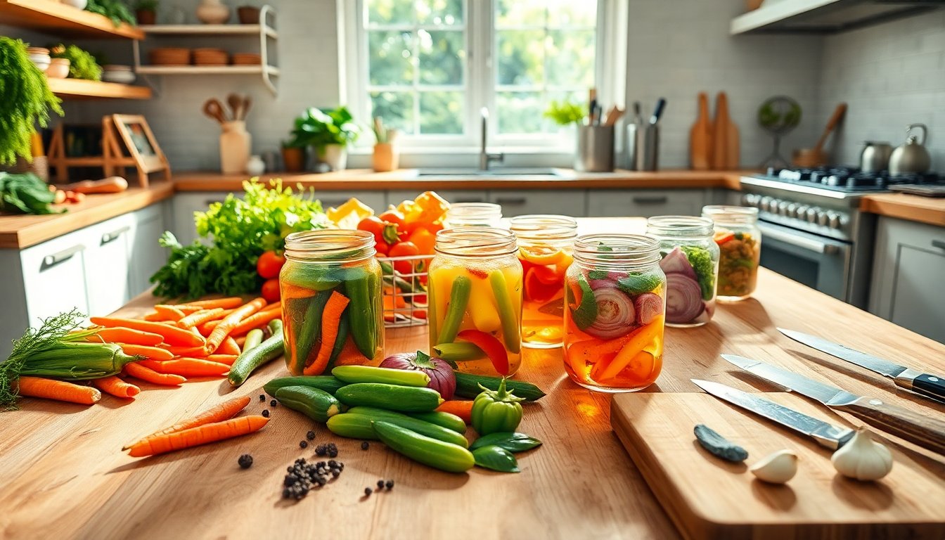 Cómo preparar verduras en escabeche que sorprenderán a todos
