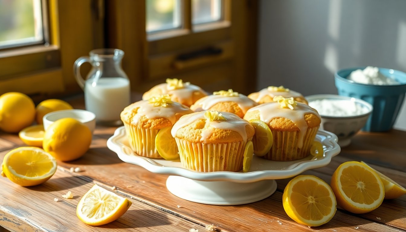 Descubre la receta de muffins de limón que todos querrán probar
