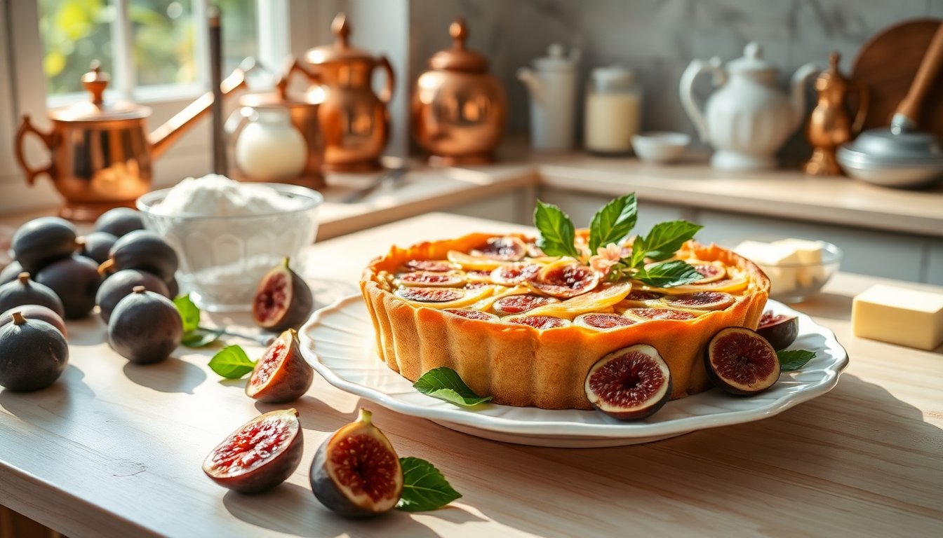 Receta irresistible de tarta de higos para el verano
