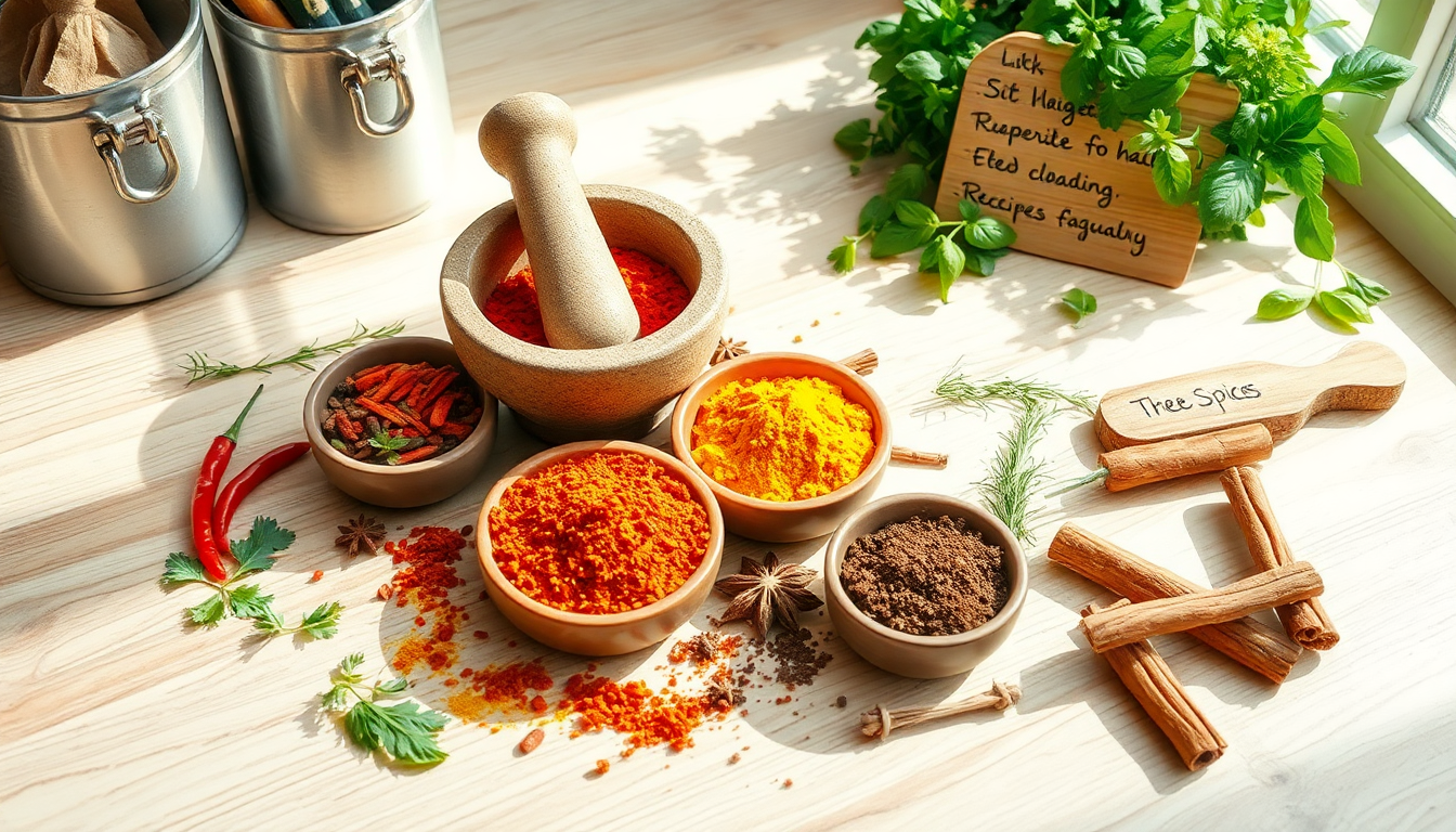 Todo lo que necesitas saber sobre especias y hierbas aromáticas