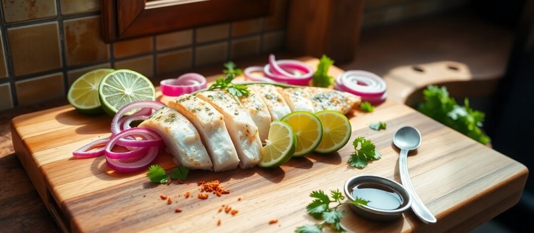 Aprende a preparar ceviche con cortes precisos, acidez equilibrada y textura firme