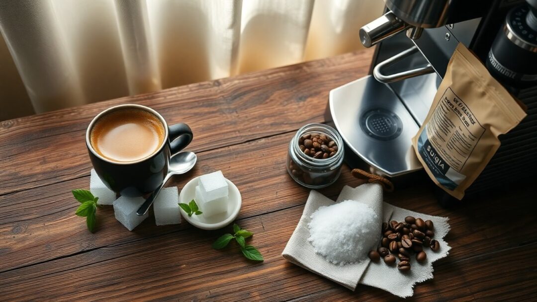 Cómo el azúcar y los edulcorantes influyen en el café y sus alternativas naturales