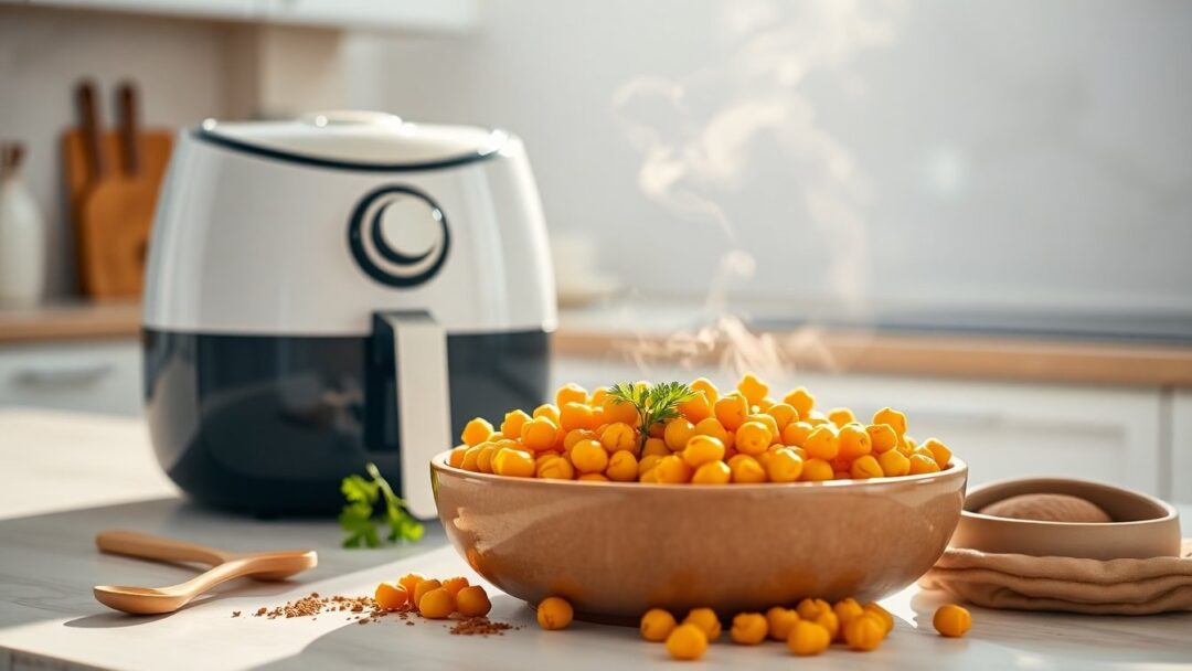 Cómo hacer garbanzos crujientes en airfryer: paso a paso
