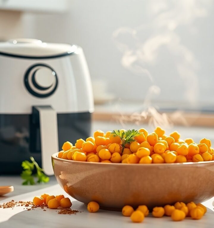 Cómo hacer garbanzos crujientes en airfryer: paso a paso