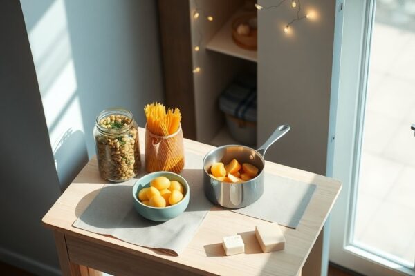Cómo organizar una cocina mini con zonas, depuración y contenedores clave