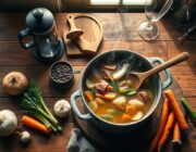 Cómo potenciar el sabor de tus caldos sin usar solo agua