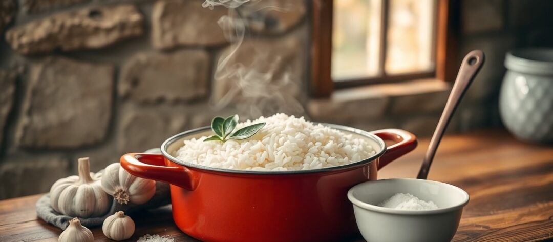 Cómo preparar arroz blanco perfecto con ajo y laurel en casa