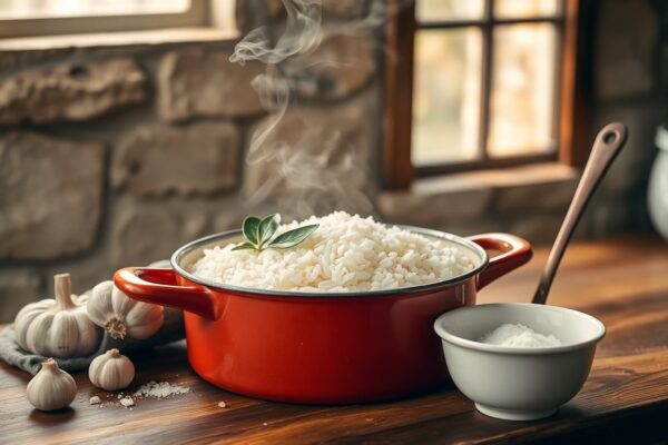 Cómo preparar arroz blanco perfecto con ajo y laurel en casa