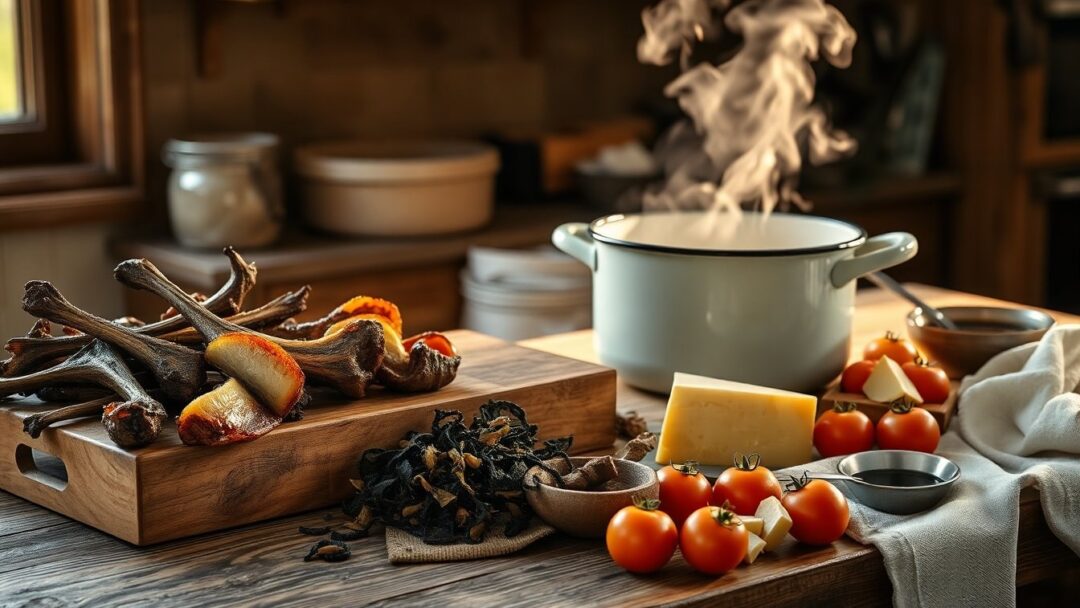 Descubre cómo crear salsas y sopas con umami y darle vida con caldos base y toques inesperados