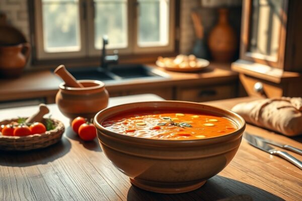 Descubre el gazpacho tradicional de Alfarnatejo y su técnica ancestral