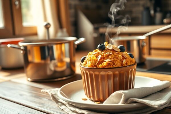 Receta fácil de avena horneada en airfryer sin azúcar añadido